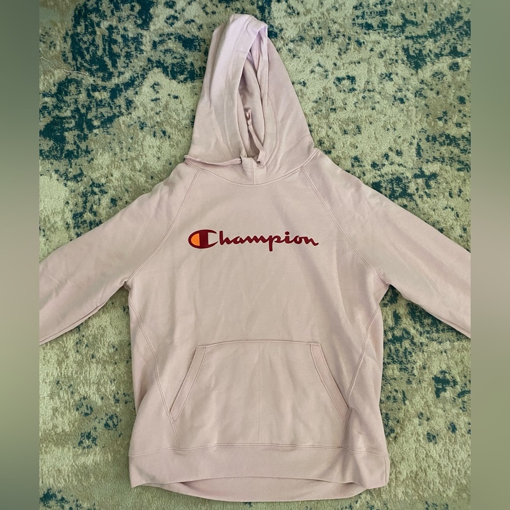 Pink champion hoodie